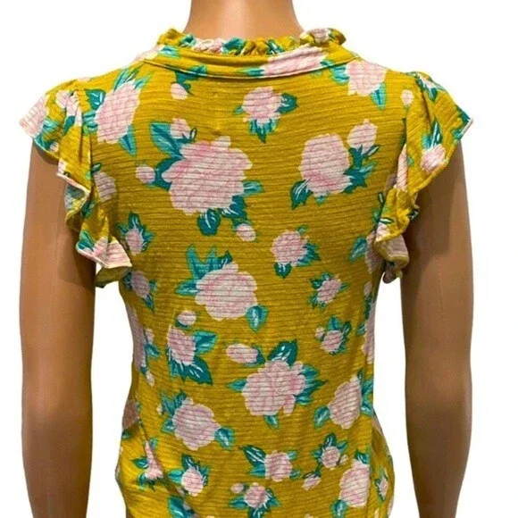 Anthropologie Deletta Midday Garden Floral Top‎ XS - Picture 2 of 5